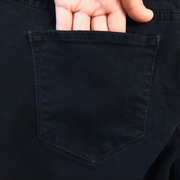 Mossimo Black Midrise Stretch Denim Jeggings 4/27S - Picture 7 of 10